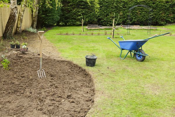 Pool Prep Yard Leveling in Murphy