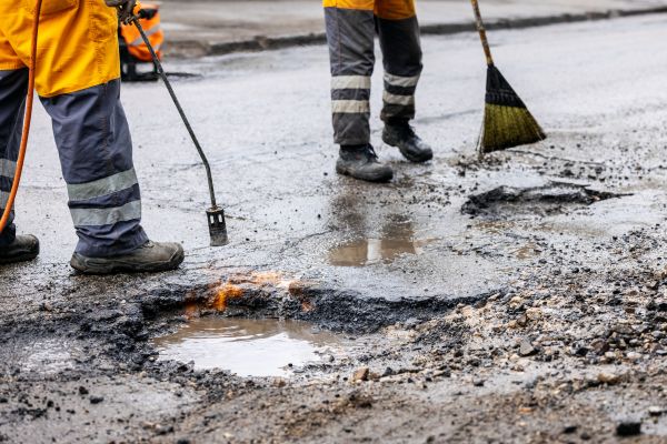 Gravel Pothole Repair in Murphy
