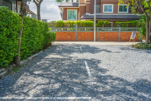 Gravel Parking Lot Repair in Murphy