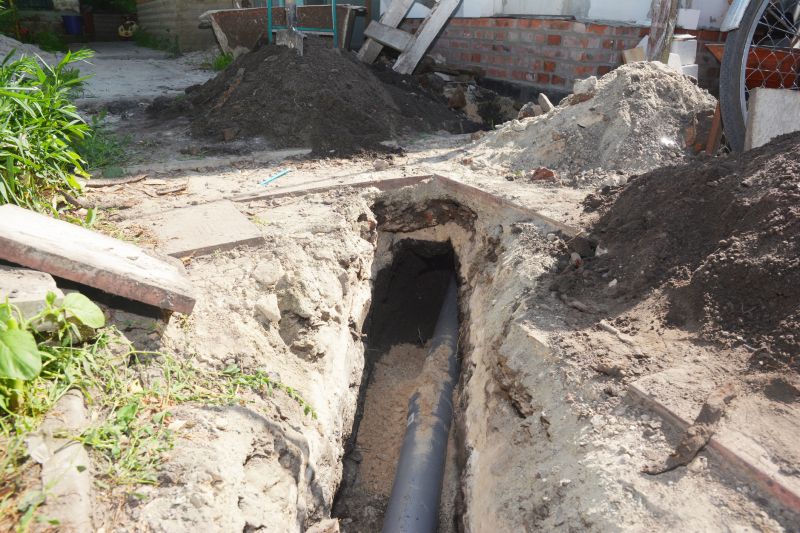 Utility Line Excavation